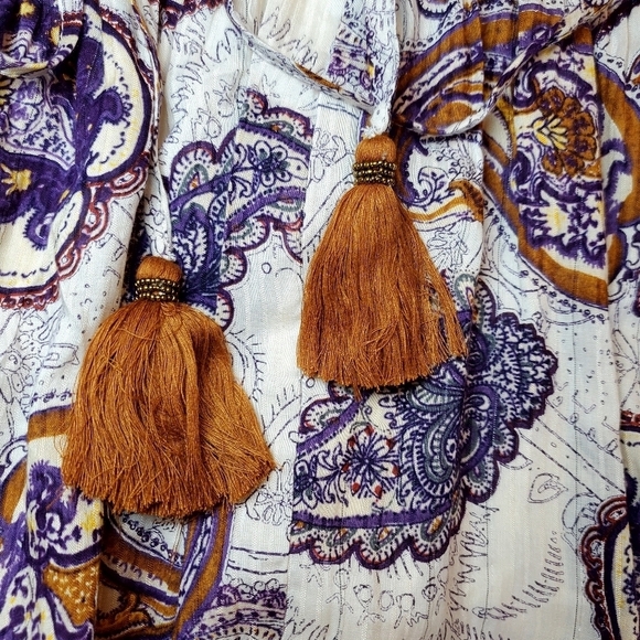 NWT Band of the Free Lyonette Paisley Dress Sz S - Picture 8 of 14